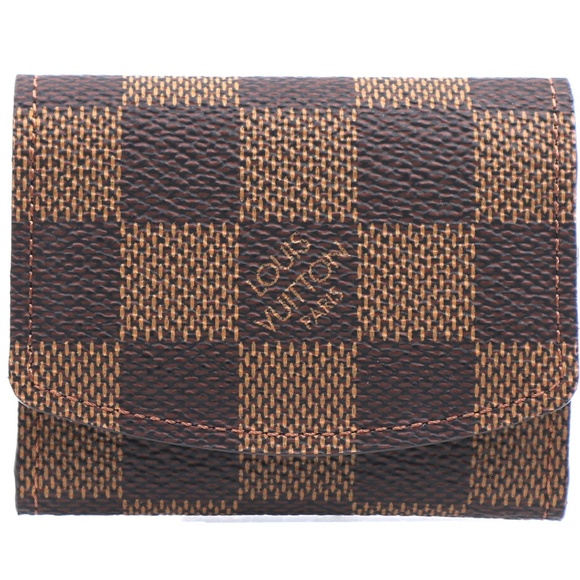 Louis Vuitton Handbags - Damier Ebene Rare Trifold Cuff Link Holder Wallet